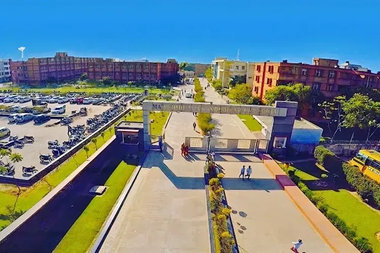 Aerial view of the MM University campus at Mullana