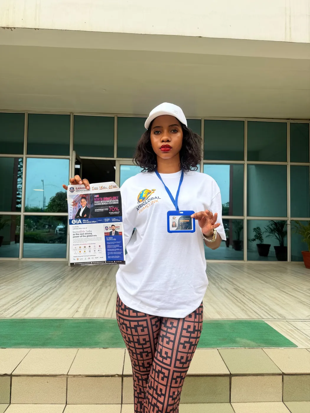 AfriGlobal at the SGC campus building entrance